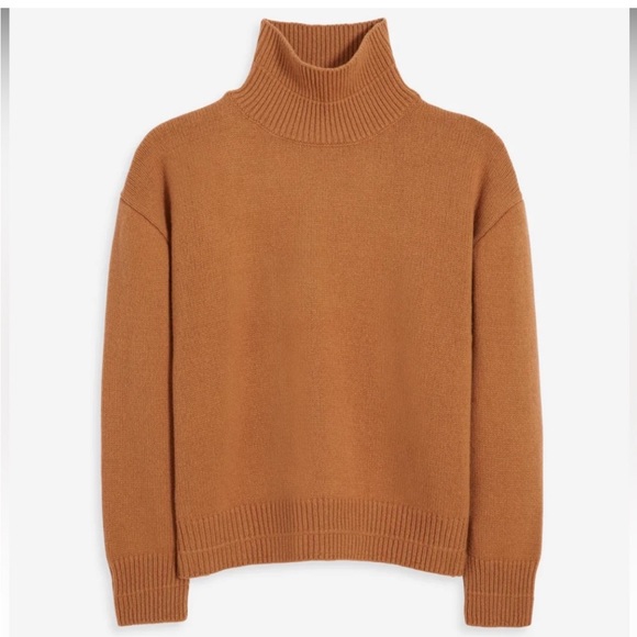 NWT paradis perdus gaspard turtleneck sweater in camel - Picture 4 of 7